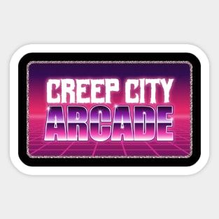 Creep City Arcade Sticker